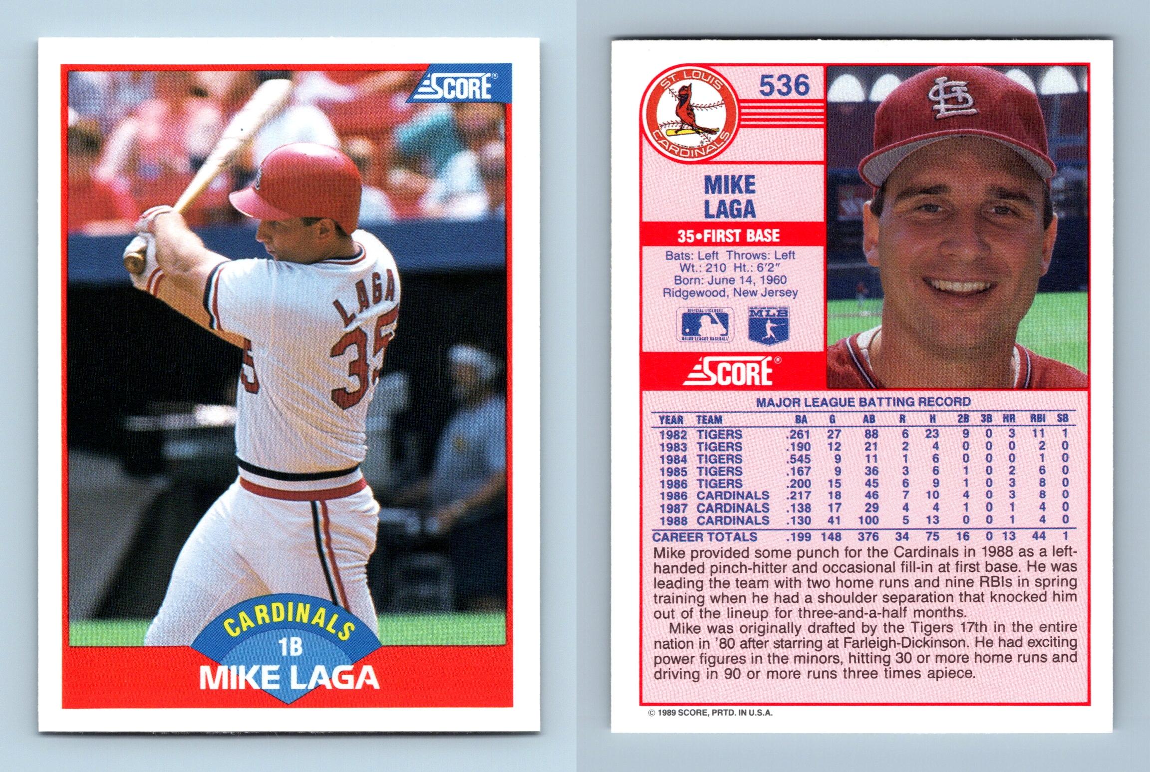 Vintage Topps St. Louis Cardinals 1989 Baseball Cardsfree 