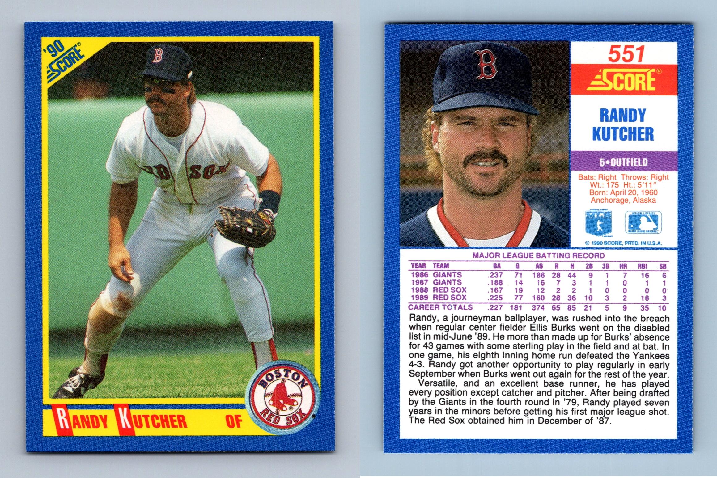  1990 Score Baseball Card #135 Dave Parker