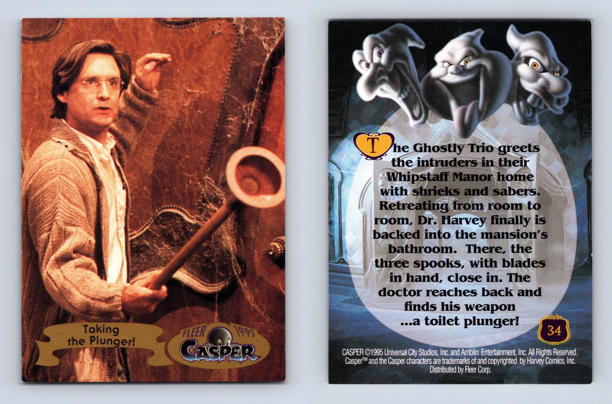 Casper Trading Cards Original 1995 Advertisement Page -  Canada