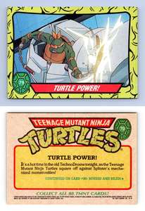 Death-Defying Escape#51 Teenage Mutant Ninja Turtles 1989-1990  Topps Card C2519 
