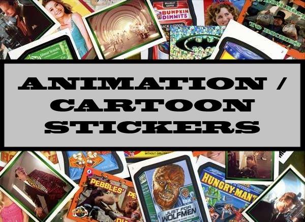 Animation / Cartoons Stickers