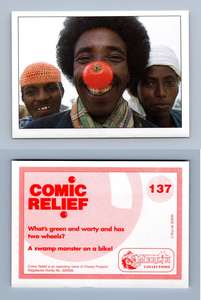 C845 Comic Relief #21 Merlin 1995 Mr Bean Sticker 