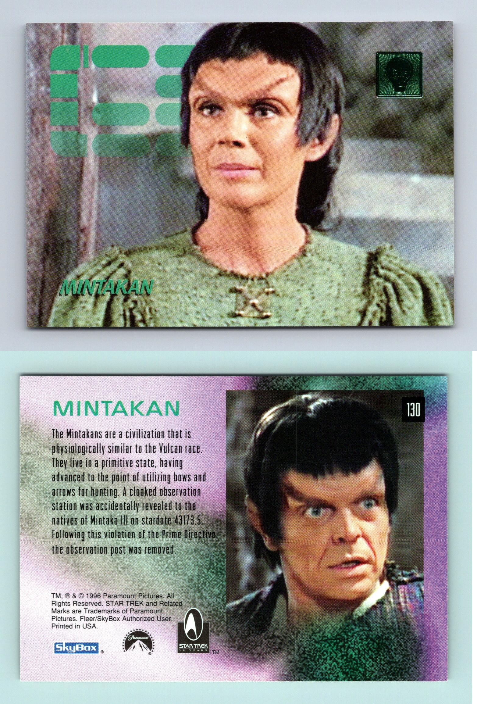 Mintakan 130 Skybox 30 Years Of Star Trek Phase 2 Trading Card