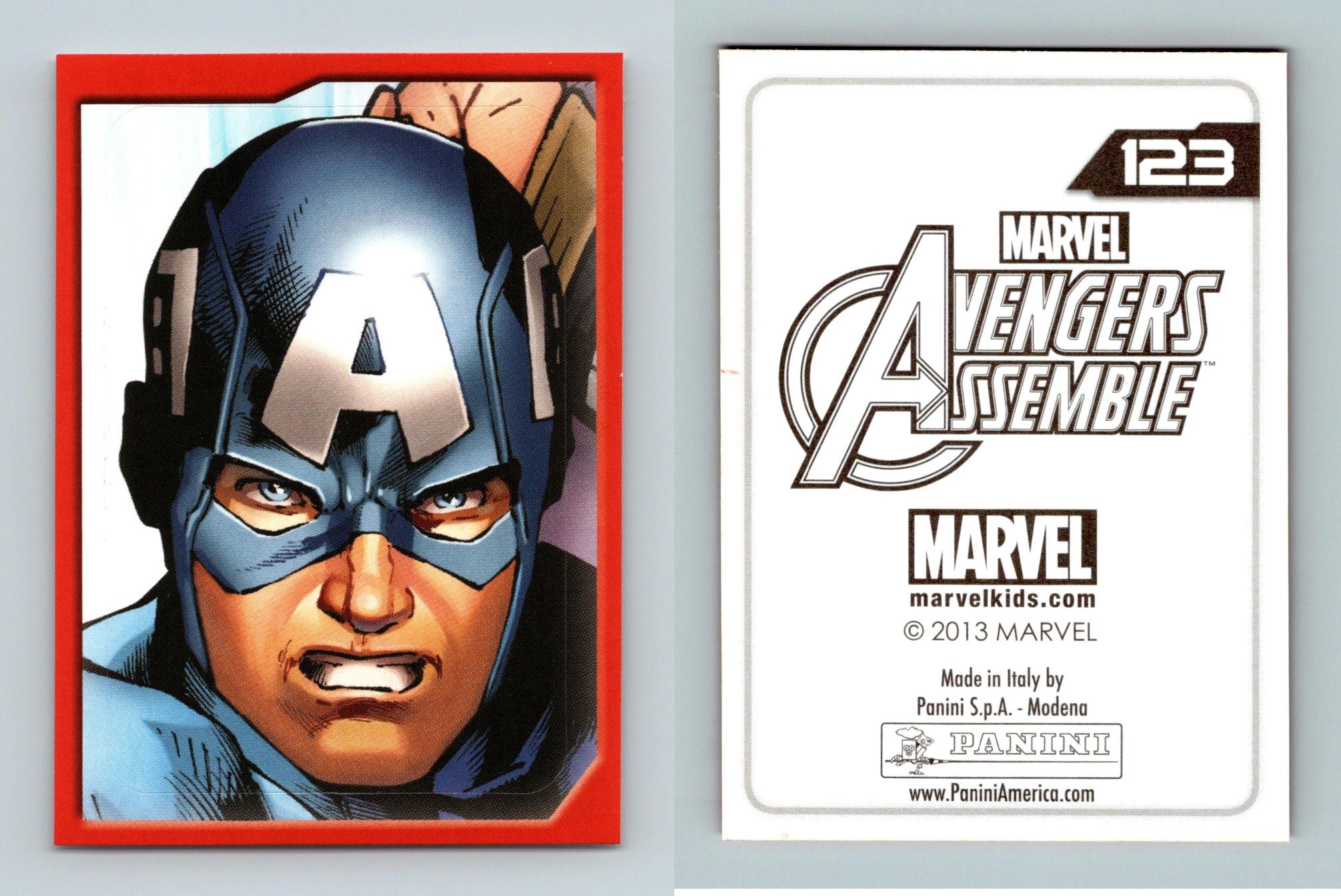 Captain America 123 Marvel Avengers Assemble 2013 Panini Sticker