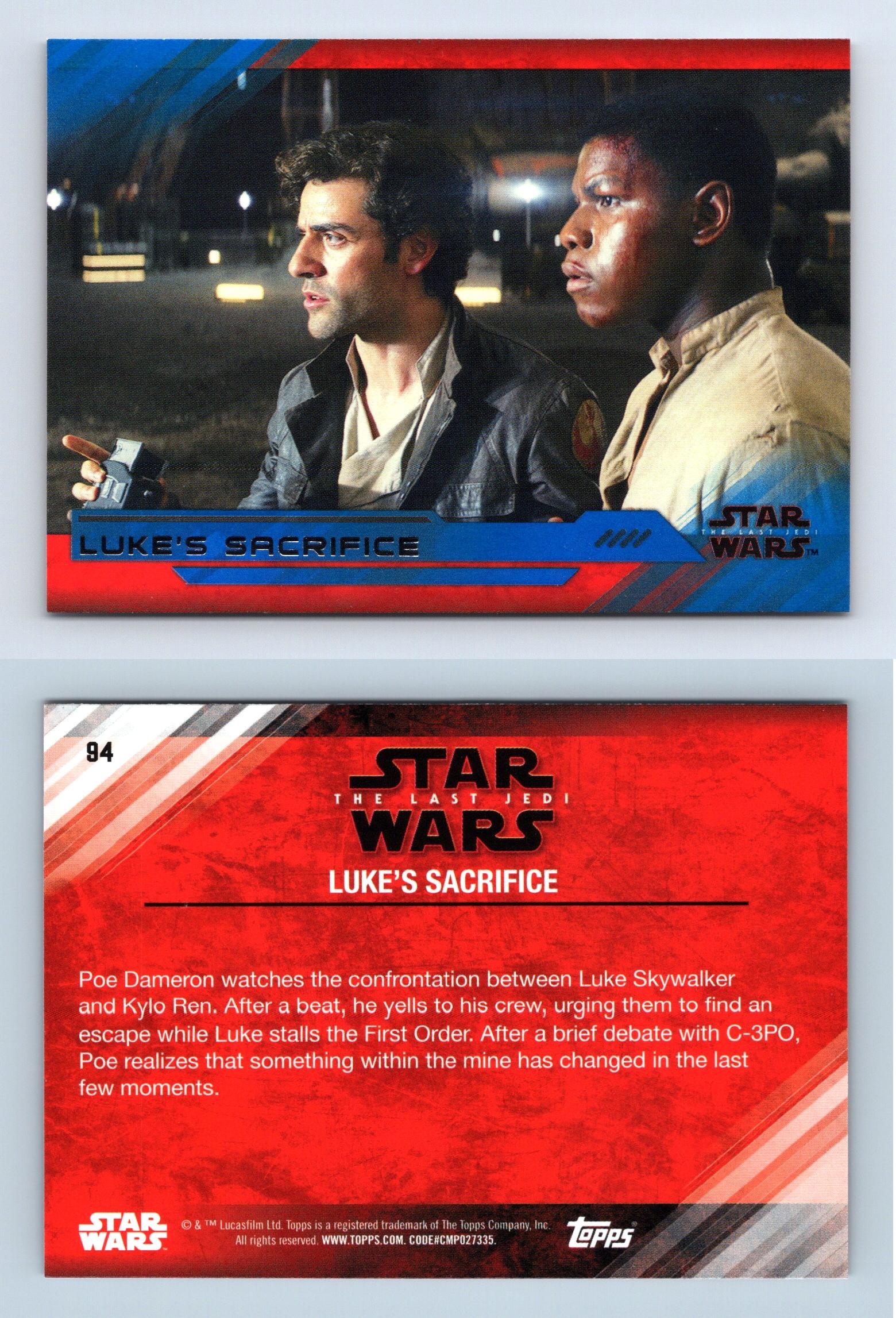 Luke's Sacrifice #94 Star Wars The Last Jedi Series 2 ...