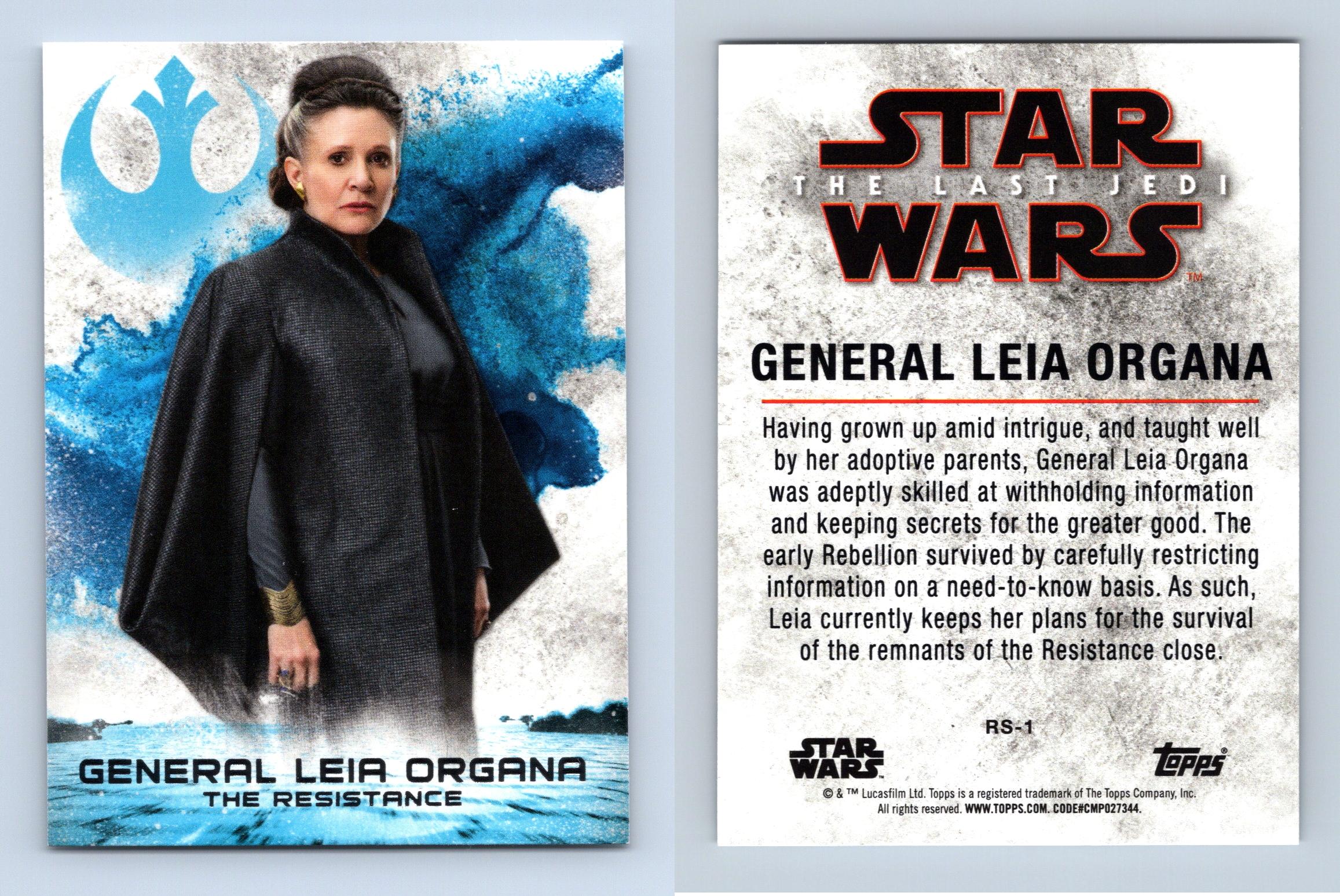 Gen. Leia Organa #RS-1 Star Wars The Last Jedi Series 2 ...