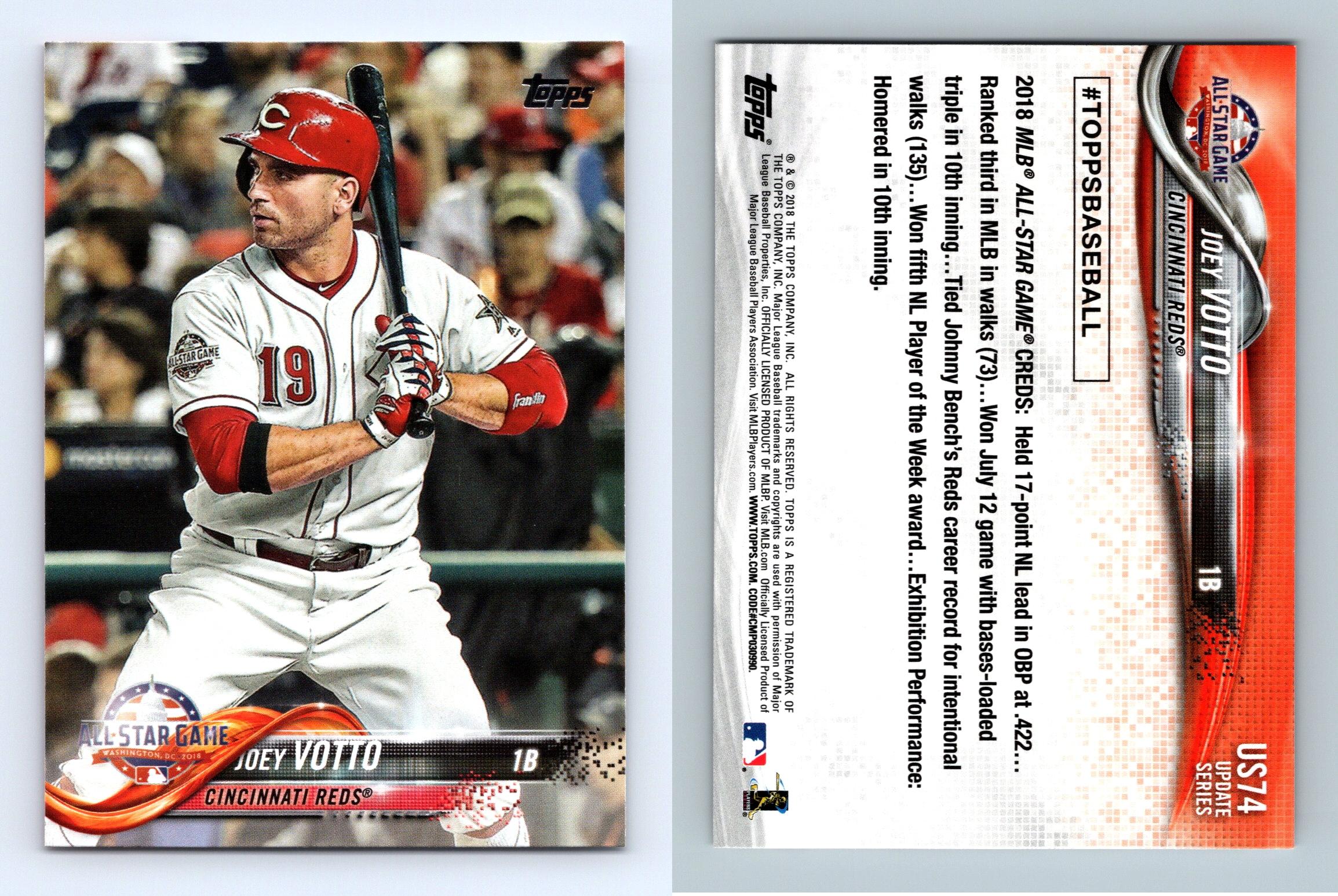 Joey Votto - Reds #US74 Topps Baseball 2018 Update Series Trading Card