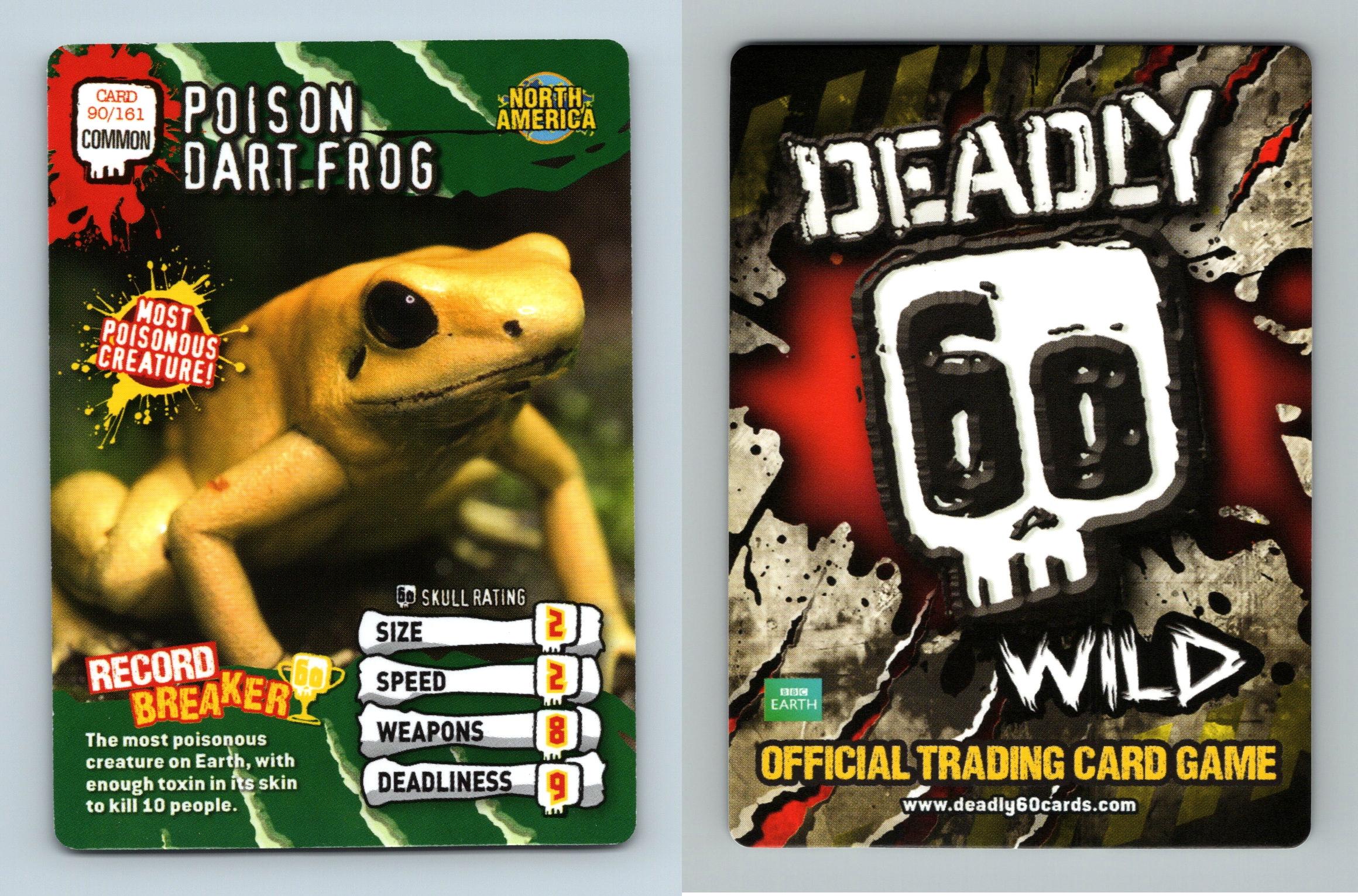 Deadly　TCG　Wild　Poison　Frog　60　Common　Dart　Card　#90/161　2008