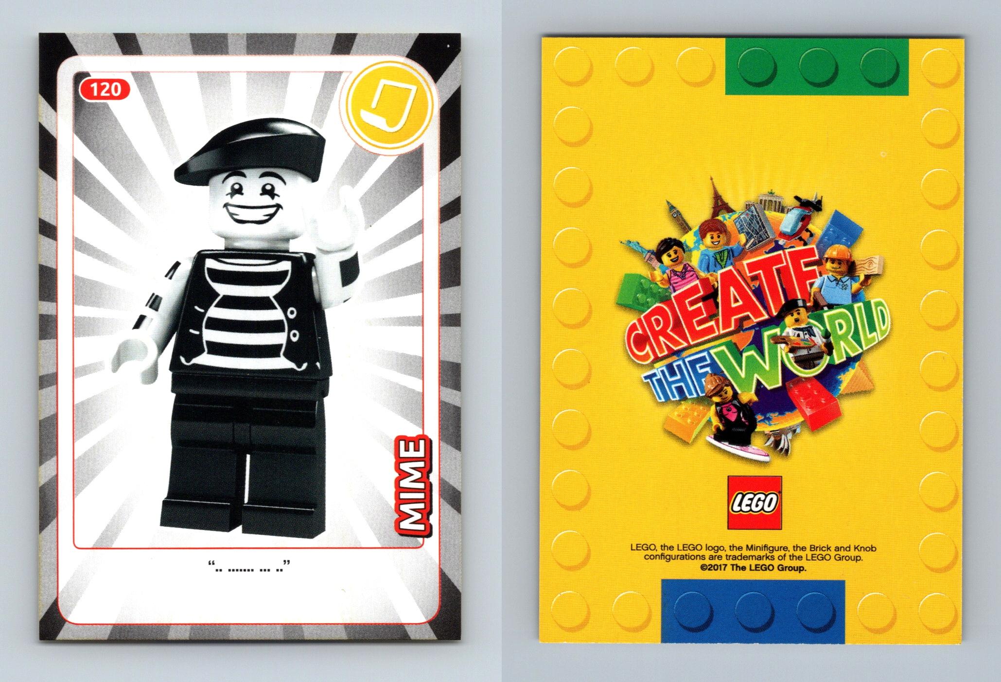 Hot Dog Stand 121 Lego Create The World 2017 Sainsburys Foil Trading Card