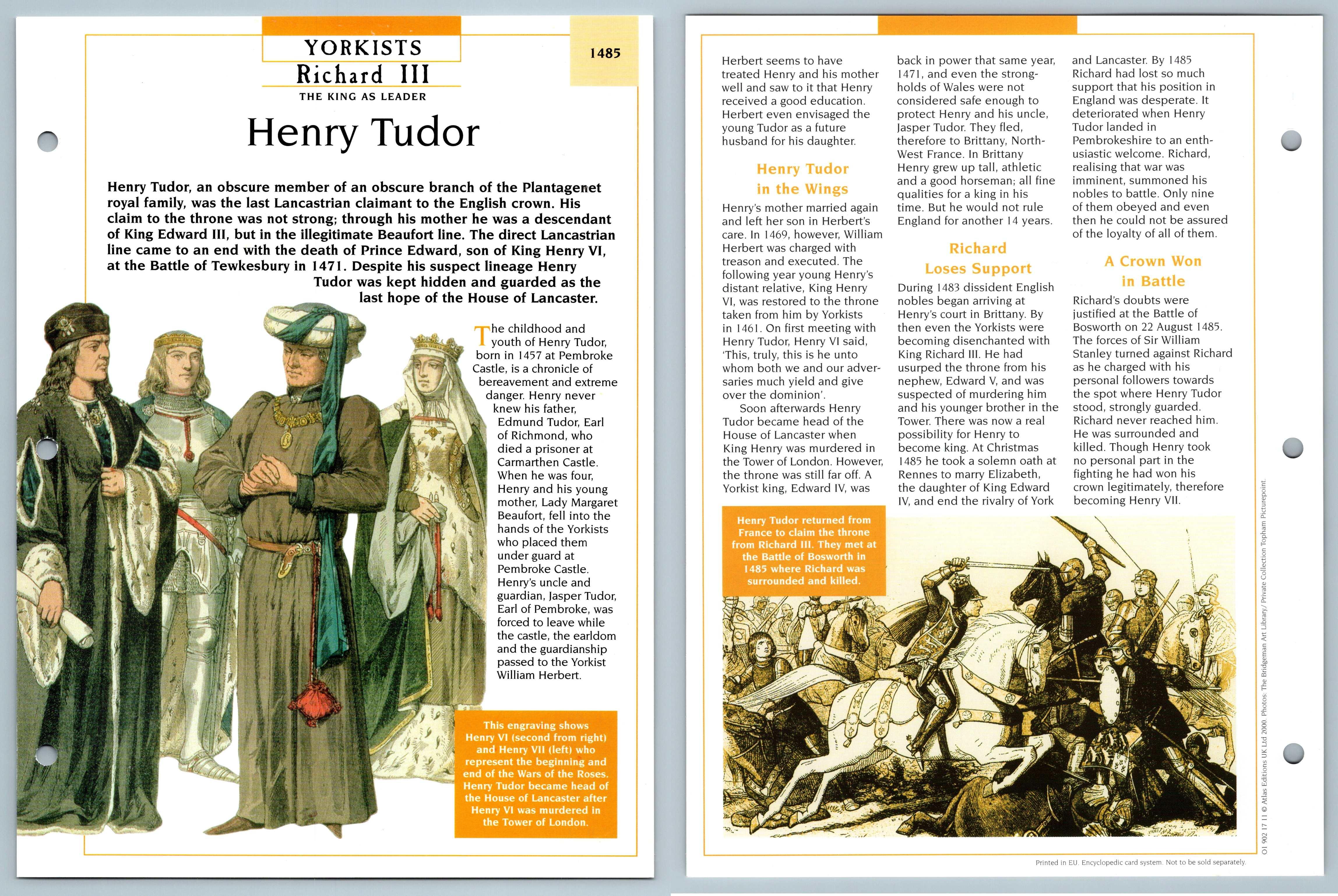 Henry new arrivals tudor 1485