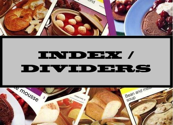 Index / Dividers