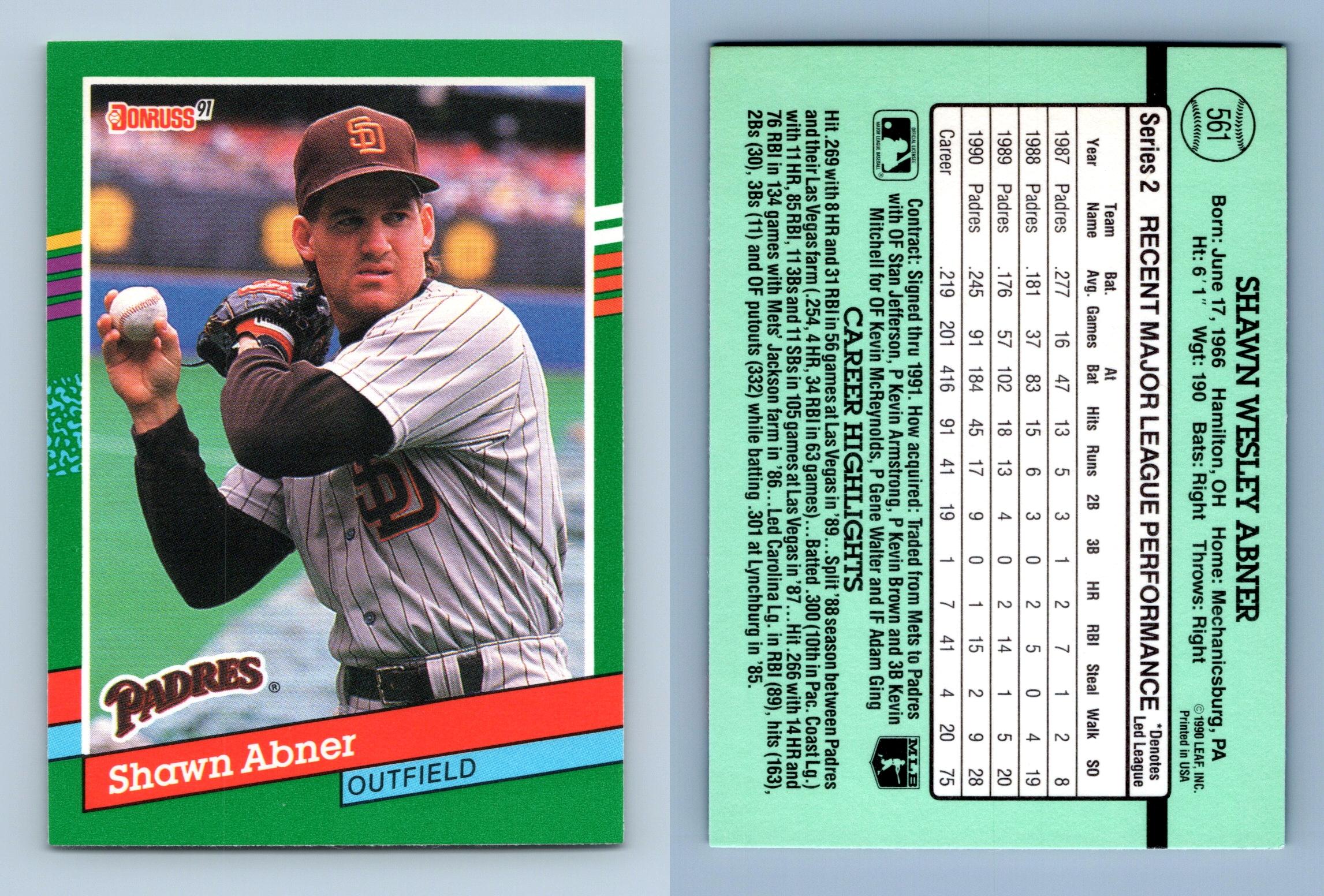 Topps Shawn Green Baseball Trading Cards