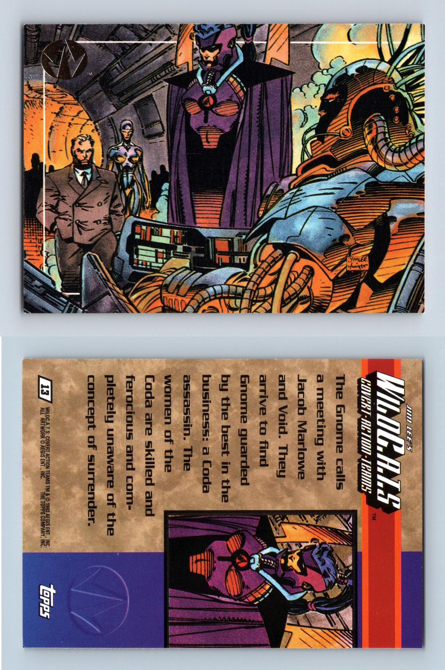 Spartan #64 Jim Lee's Wild C.A.T.S 1993 Topps Trading Card