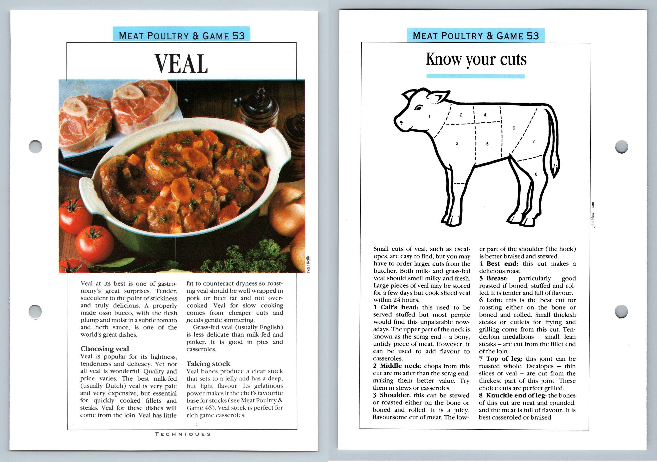 Veal 53 Game Prue Leith's Confident Cooking Recipe Page