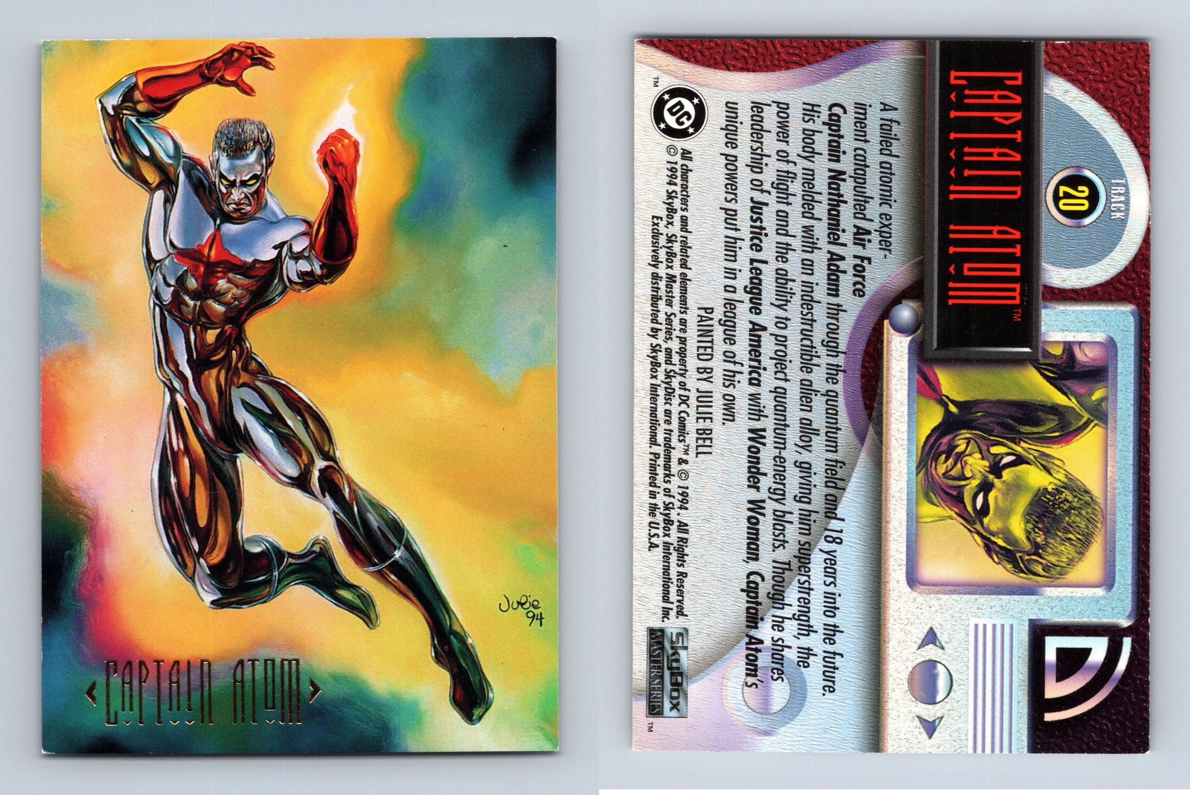 Captain Atom #20 DC Comics Master Series 1994 Skybox Trading Card