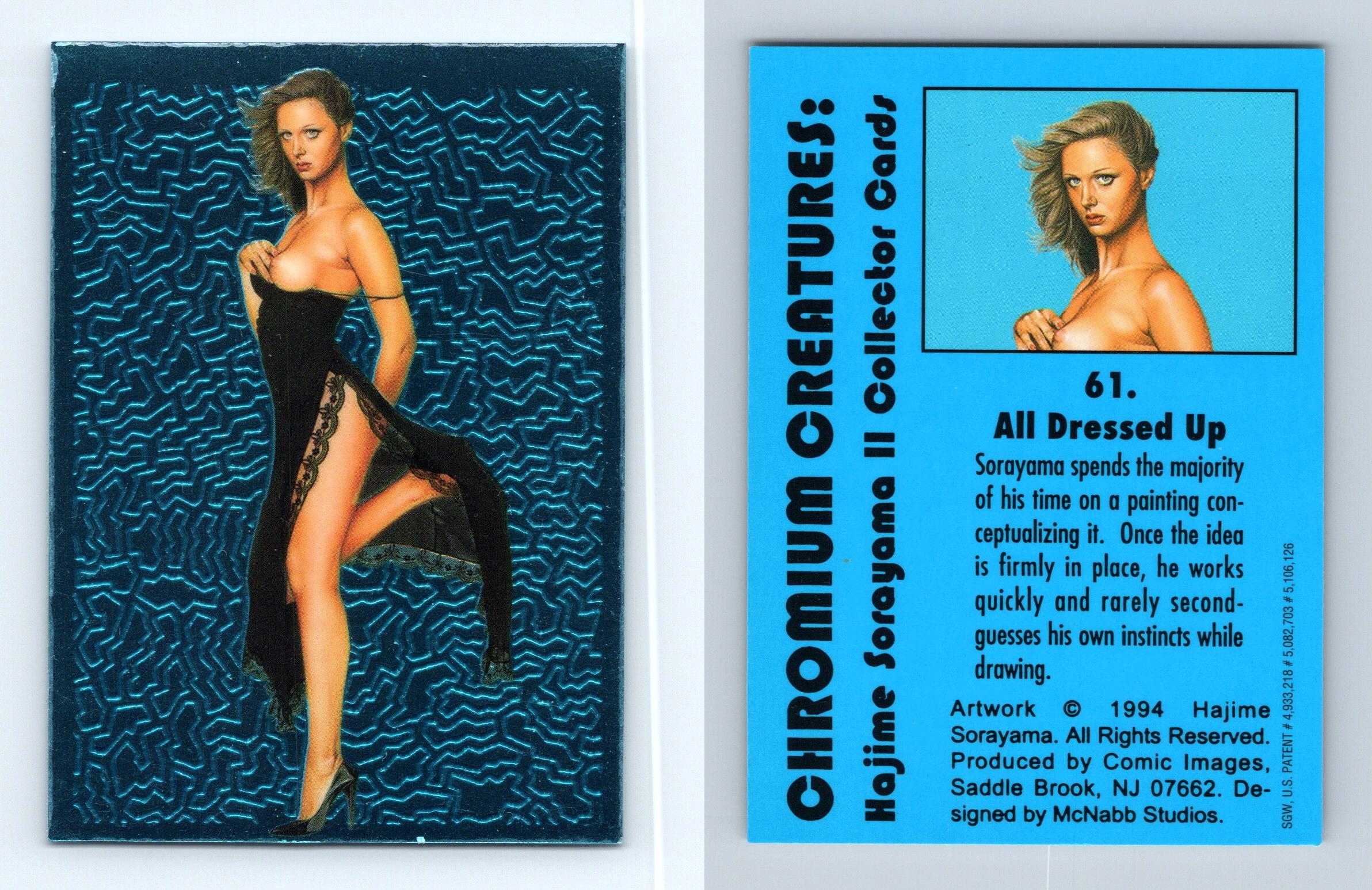 All Dressed #61 Sorayama II Chromium Creatures 1994 Comic Images Trading Card - Picture 2 of 2