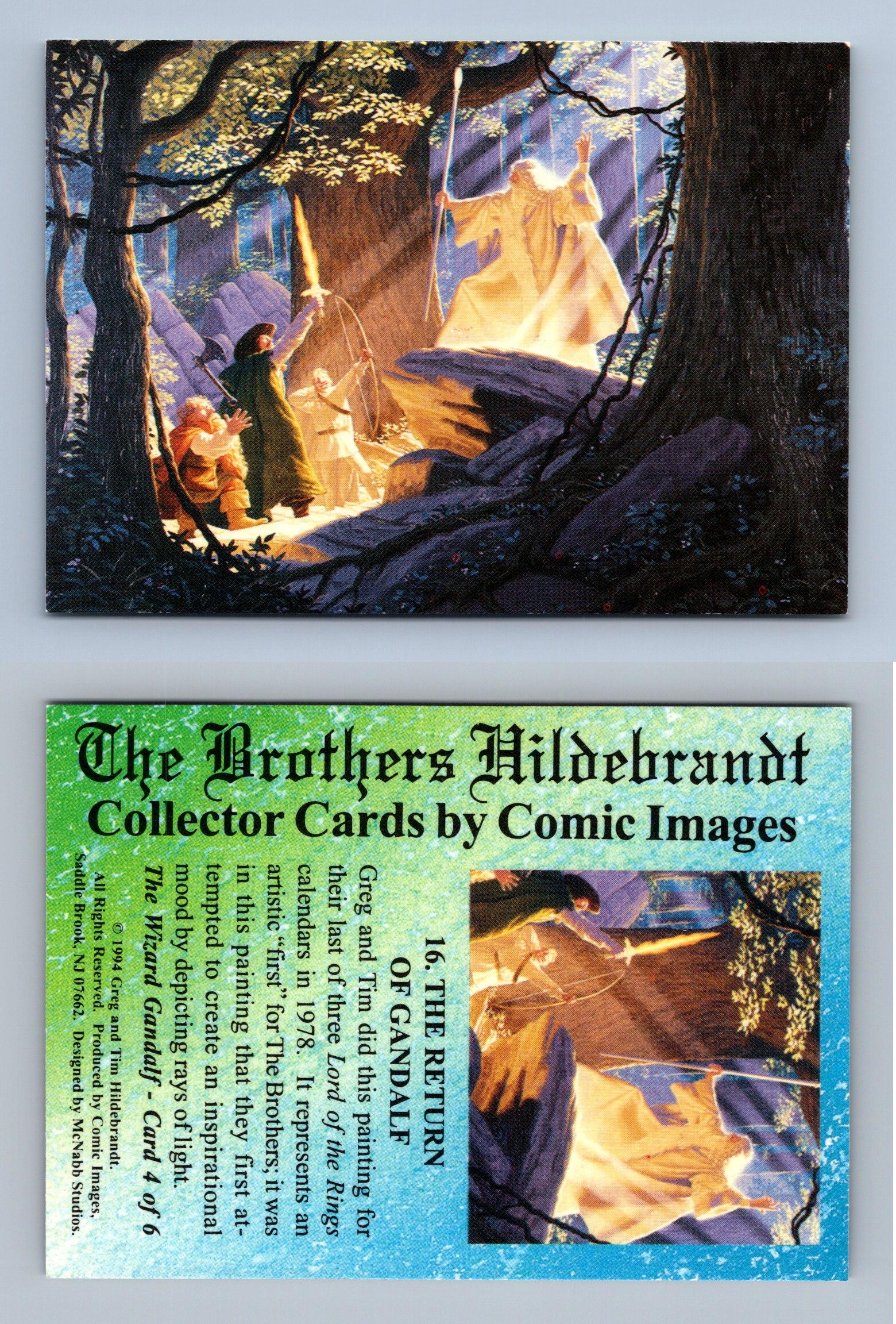 Return Of Gandalf 16 The Brothers Hildebrandt 1994 Comic Images