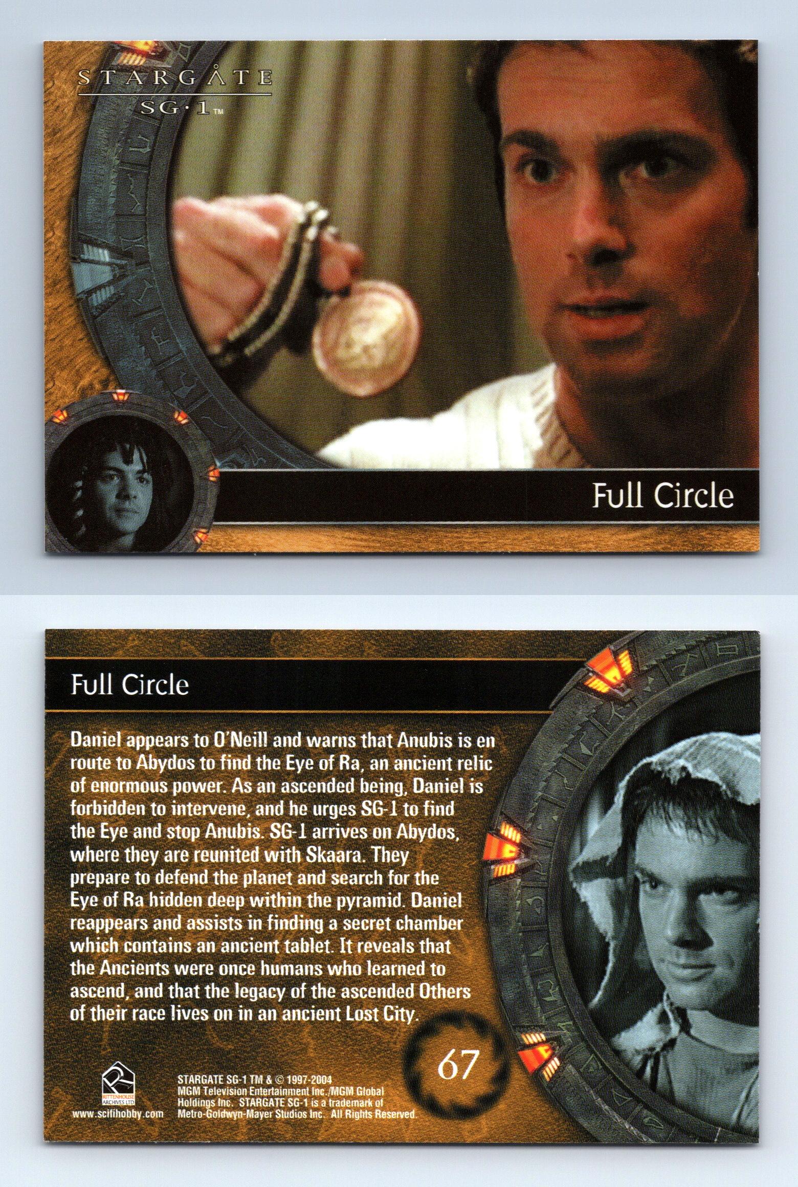 Full Circle 67 Stargate SG1 Season 6 Rittenhouse Trading Card