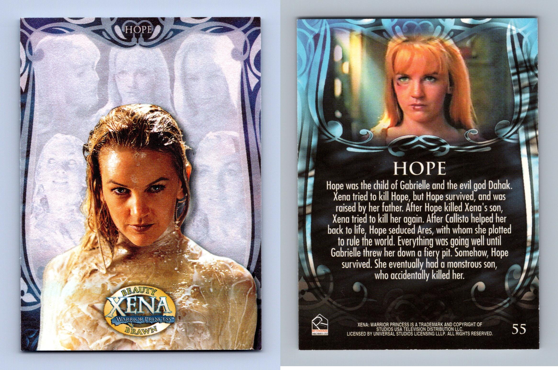 Hope #55 Xena Beauty & Brawn 2002 Rittenhouse Trading Card