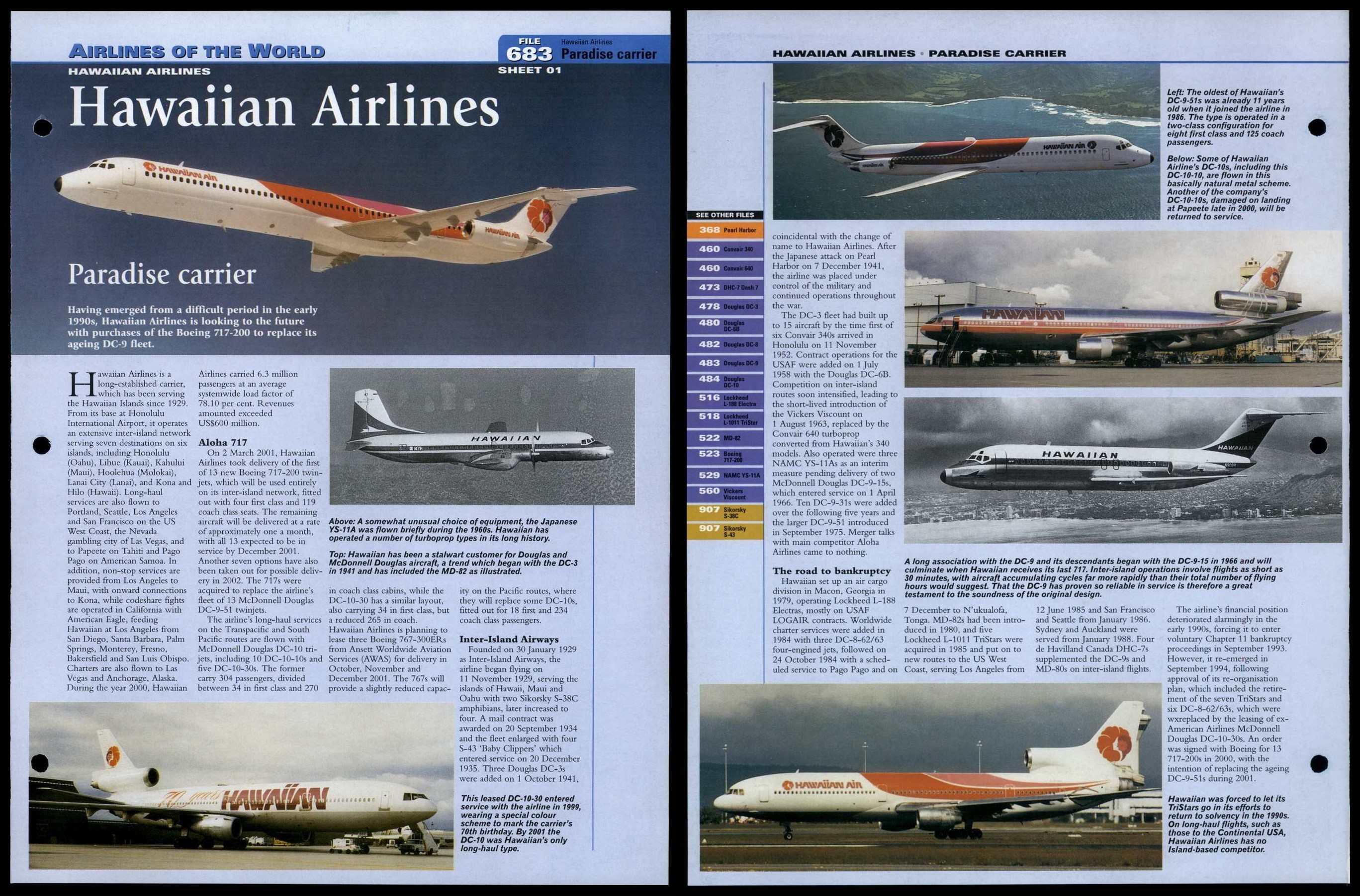 Hawaiian Airlines 683 World Aircraft Information Page