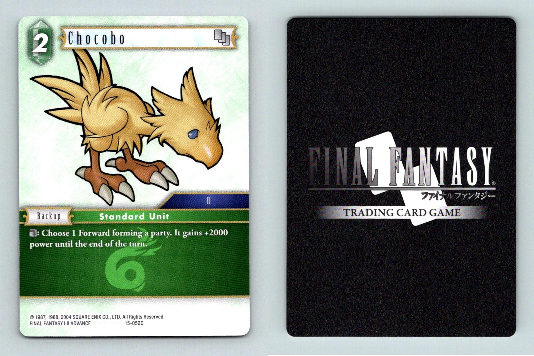 Chocobo 15052C Final Fantasy Opus XV Crystal Dominion Common TCG Card