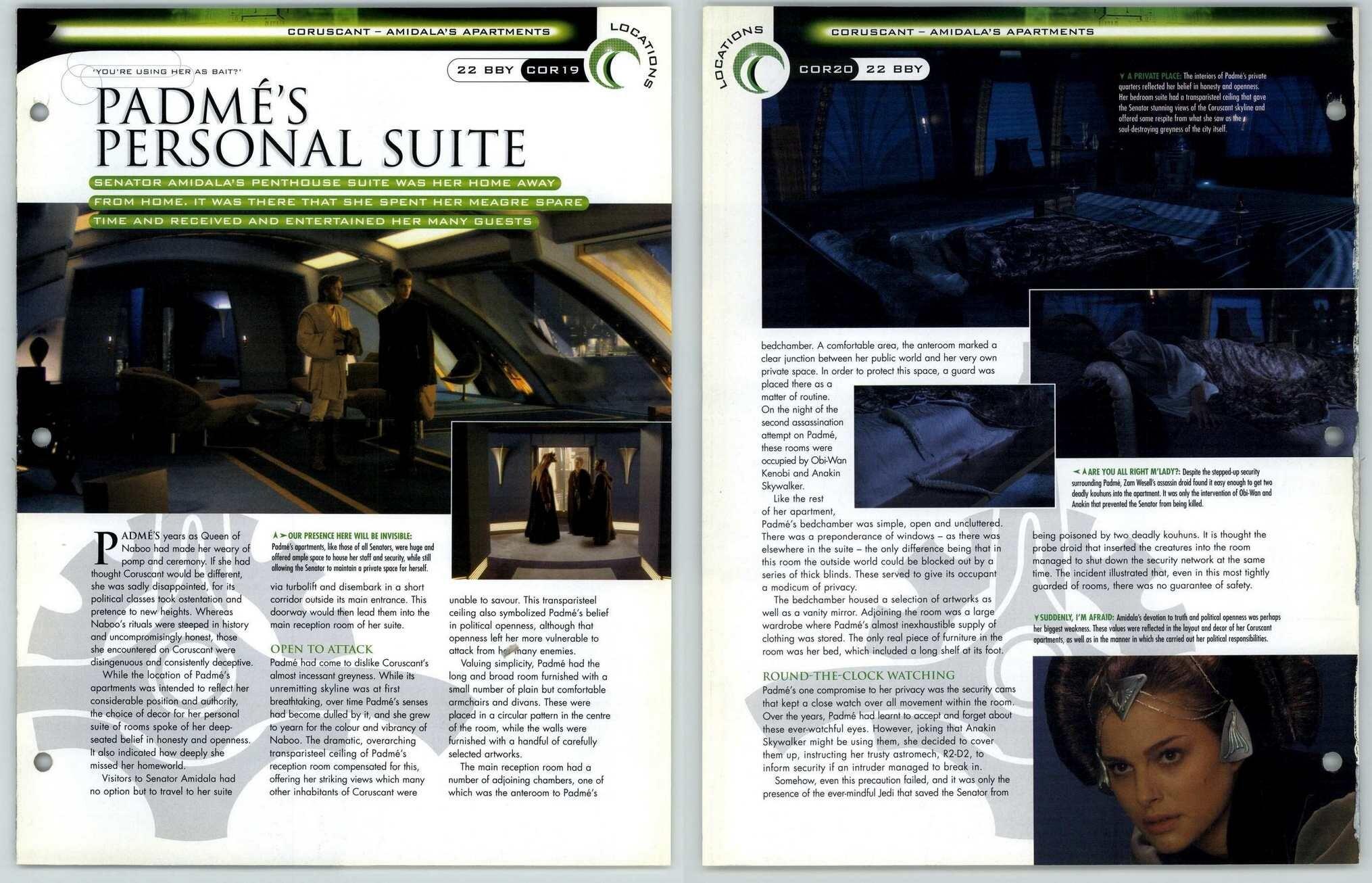 Padme's Personal Suite COR1920 Coruscant Locations Star Wars Fact