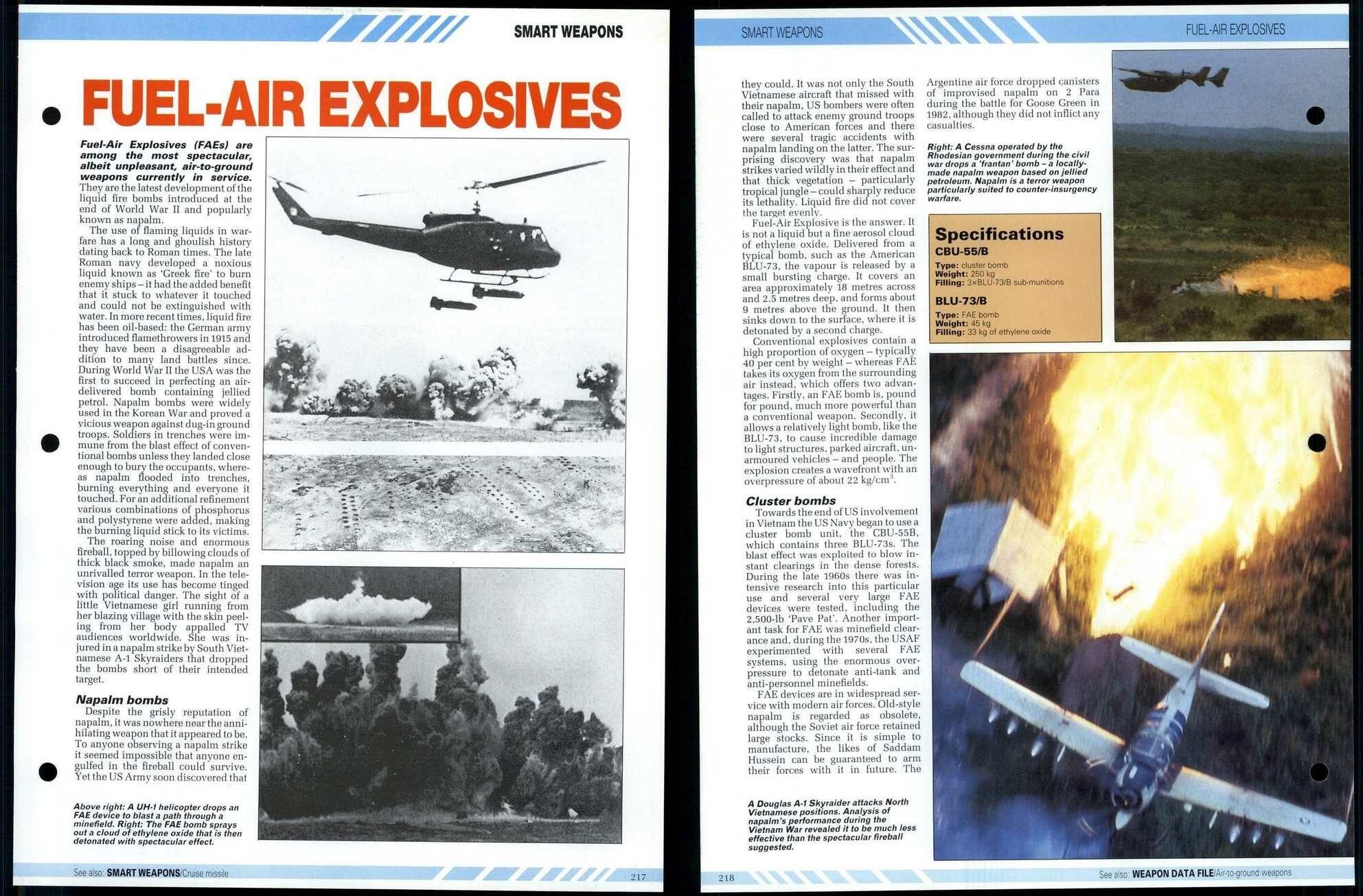 FuelAir Explosives Smart Weapons In Combat Fact File Page