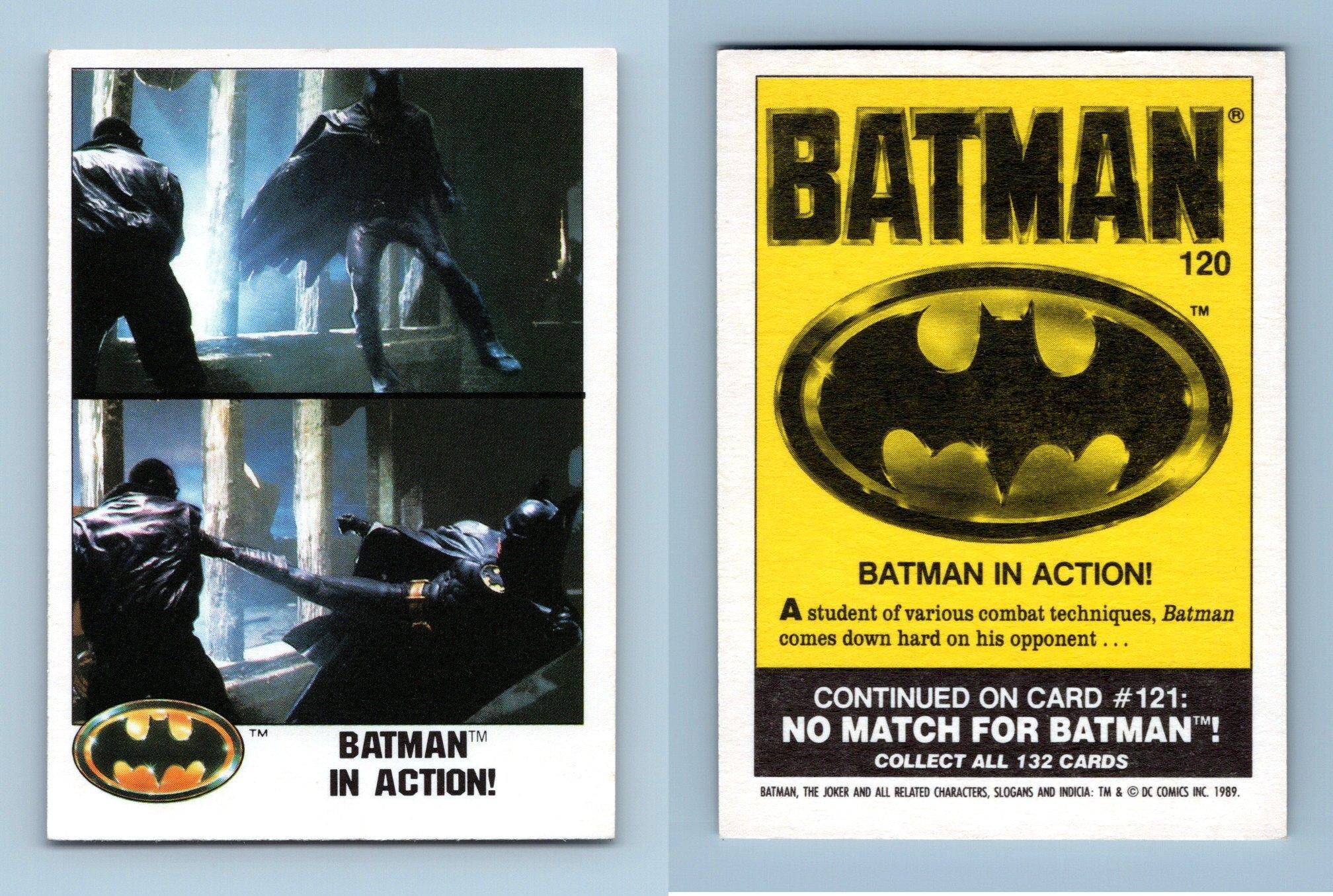 Batman In Action #120 Batman 1989 Topps Trading Card