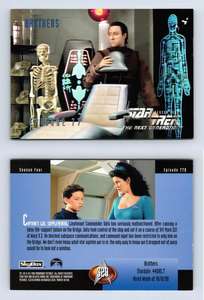 Mission Chronology #316 Star Trek Next Generation Season 4 Skybox 1996 Card
