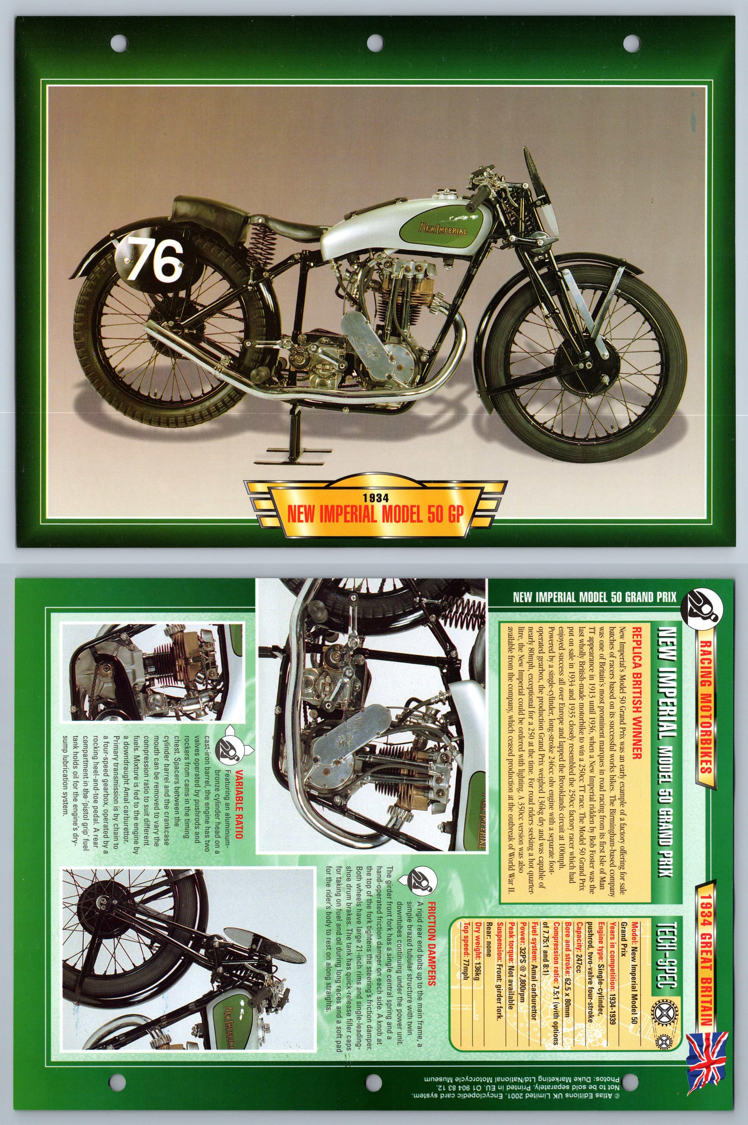 New top imperial motorcycle