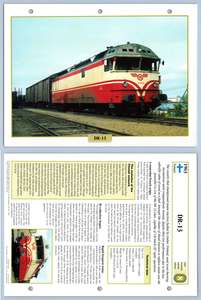2D Type 26 European Railways Legendary Trains Maxi Card 