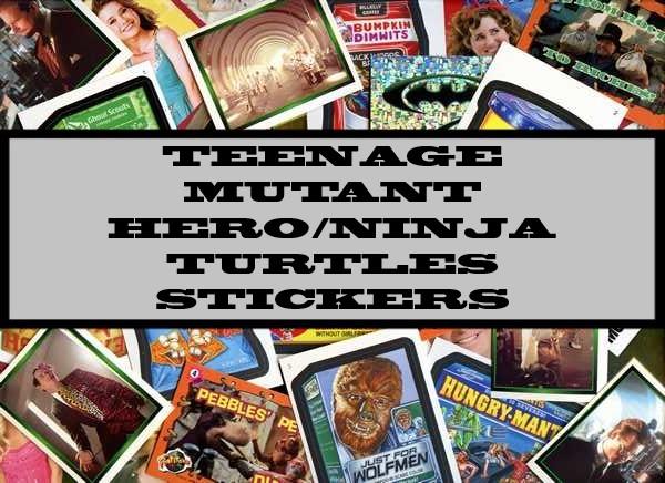 Teenage Mutant Hero/Ninja Turtles Stickers
