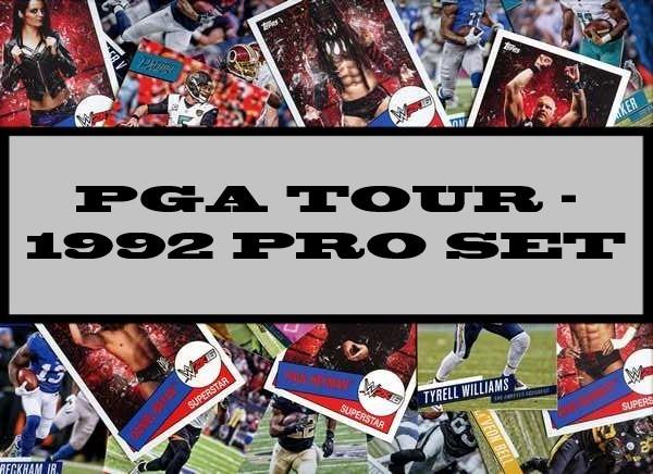 PGA Tour - 1992 Pro Set