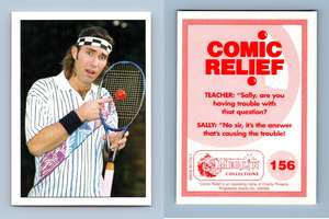 C845 Comic Relief #6 Merlin 1995 Ruby Wax Sticker 