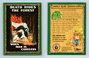 Only You Can Prevent Forest Fires #39 Smokey Bear 1996 Dart Trading Card C2629 