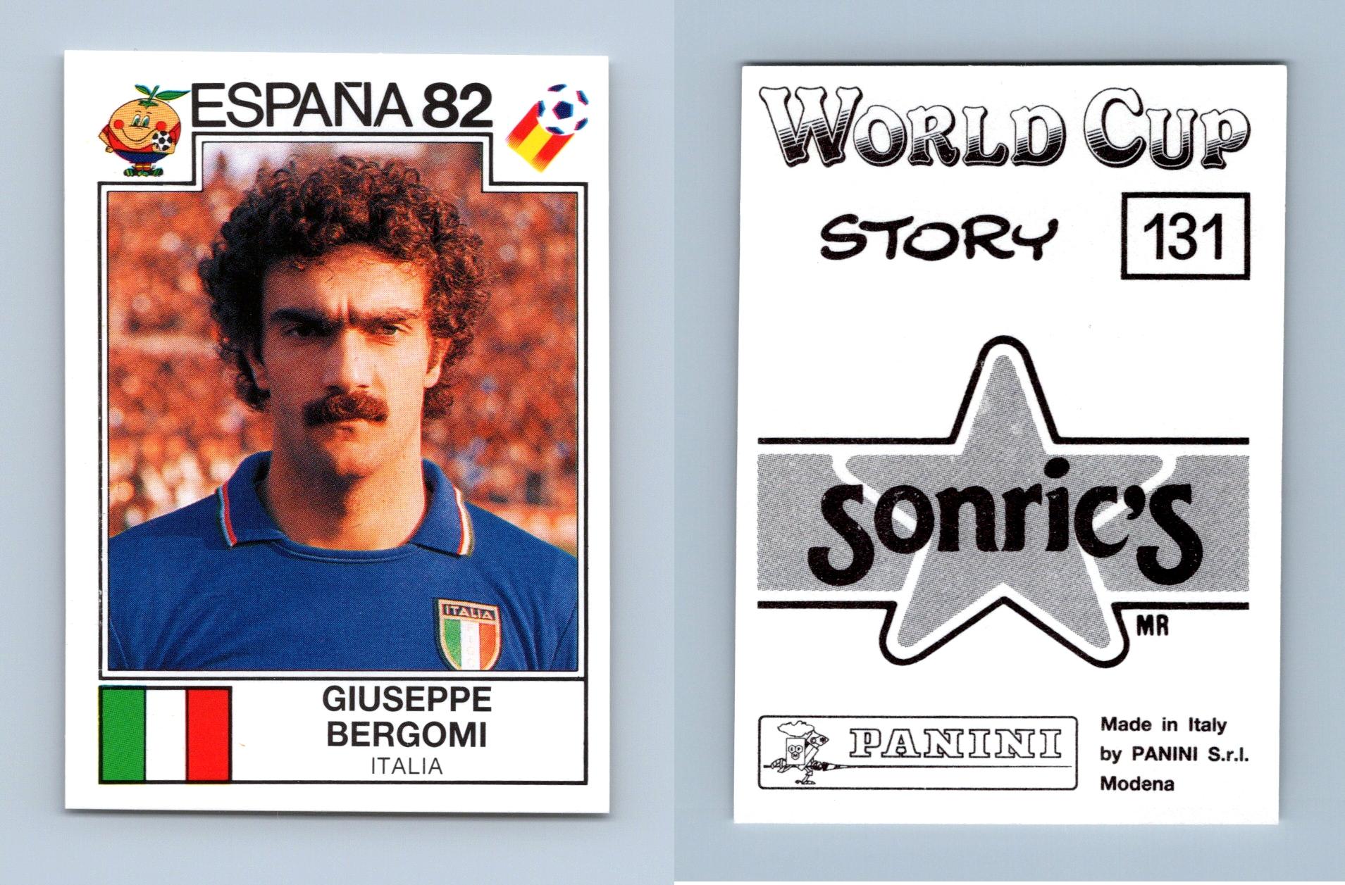 Giuseppe Bergomi - Italy #131 World Cup Story 1990 Panini Sticker