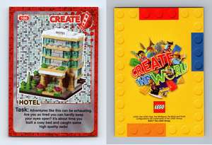 CREATE THE WORLD TRADING CARD NEW GIFT WAITER BESTPRICE LEGO #045 