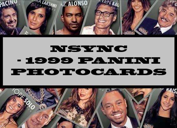 NSYNC - 1999 Panini Photocards