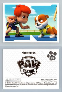Panini-Paw Patrol serie 3-sticker 92