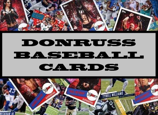 Donruss Baseball cards