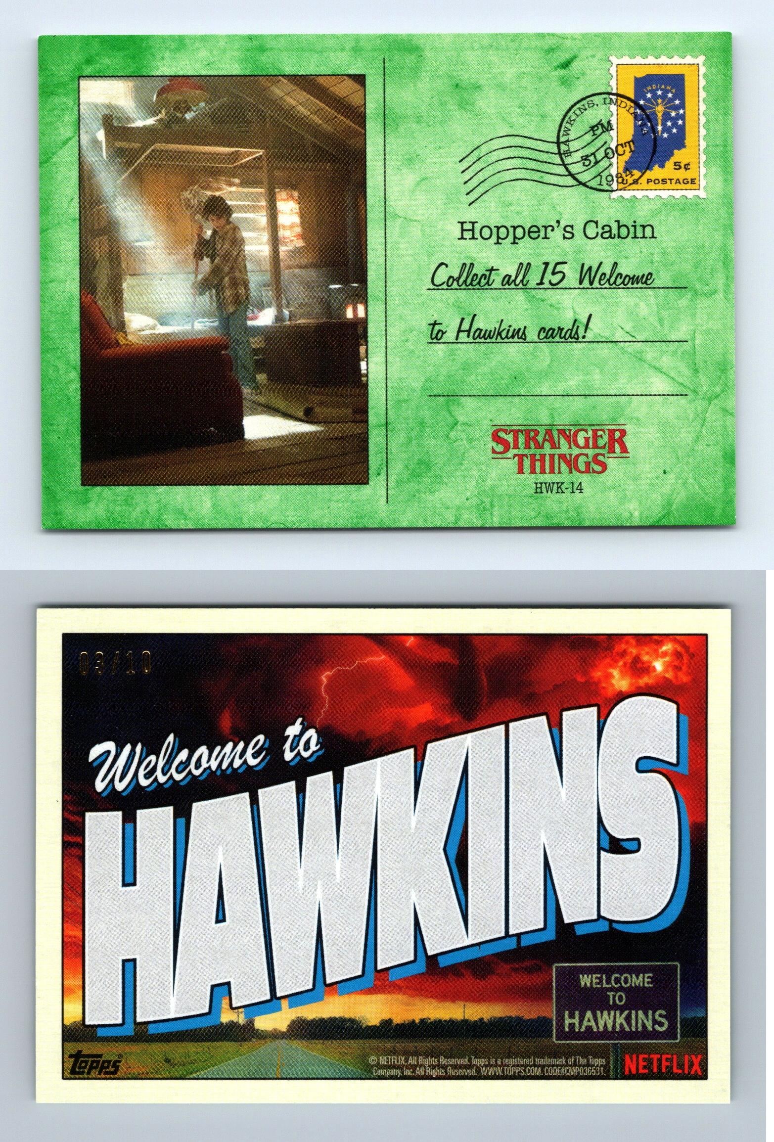Hopper's Cabin HWK14 Stranger Things Upside Down Green 3/10