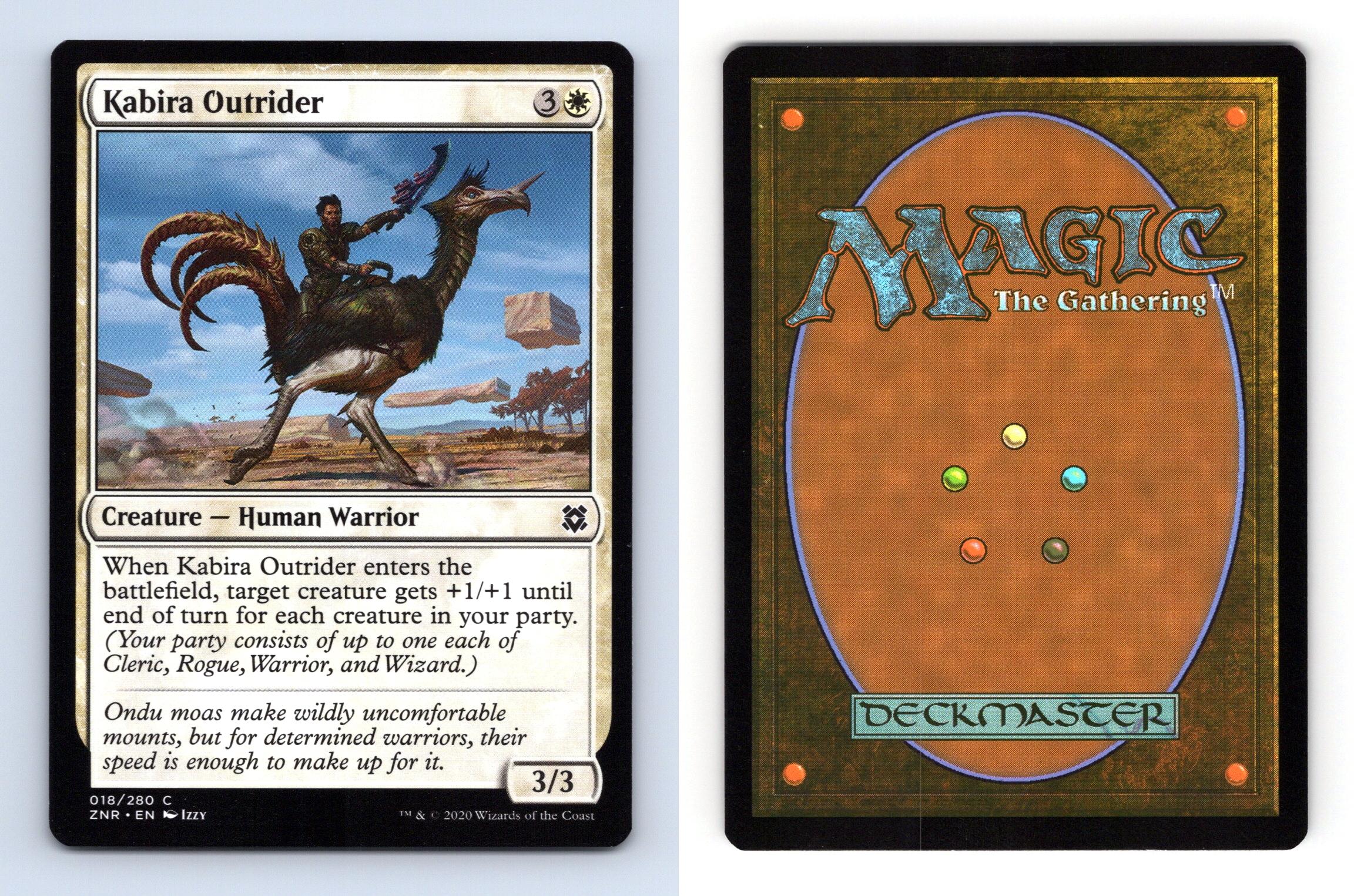 Kabira Outrider #18/280 MTG Zendikar Rising 2020 Common TCG Card