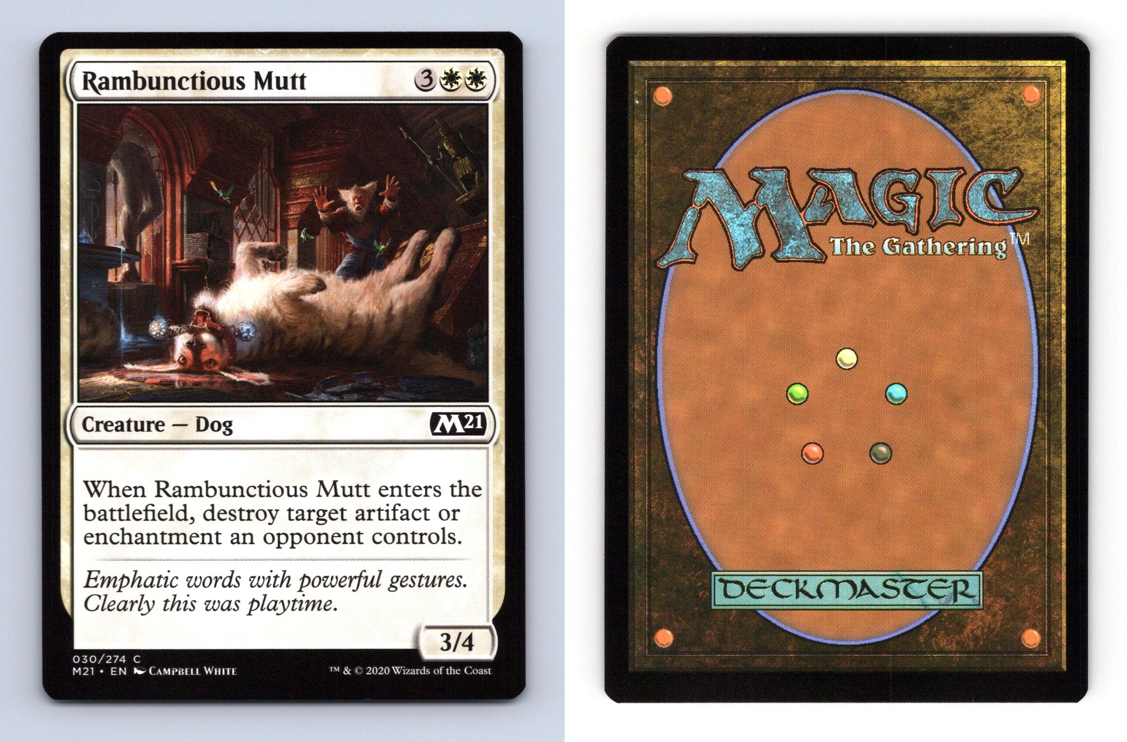 Rambunctious Mutt #30/274 MTG Core 2021 Common TCG Card