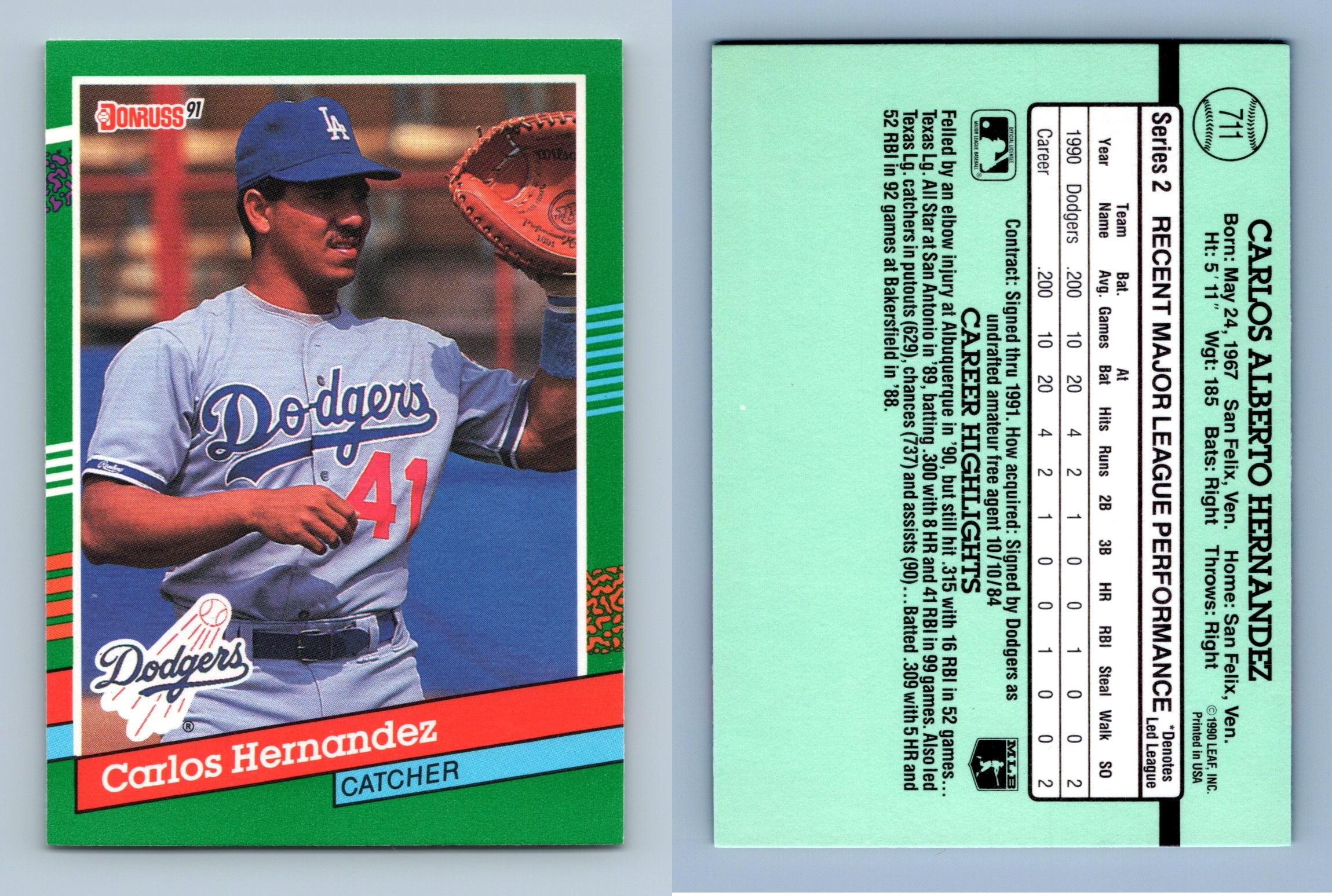 Pedro Guerrero Signed 1990 Donruss All-Star Baseball Card - St