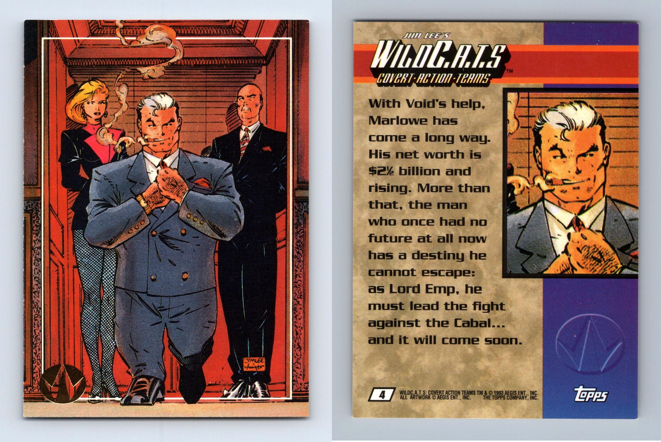 Spartan #64 Jim Lee's Wild C.A.T.S 1993 Topps Trading Card