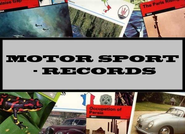 Motor Sport - Records