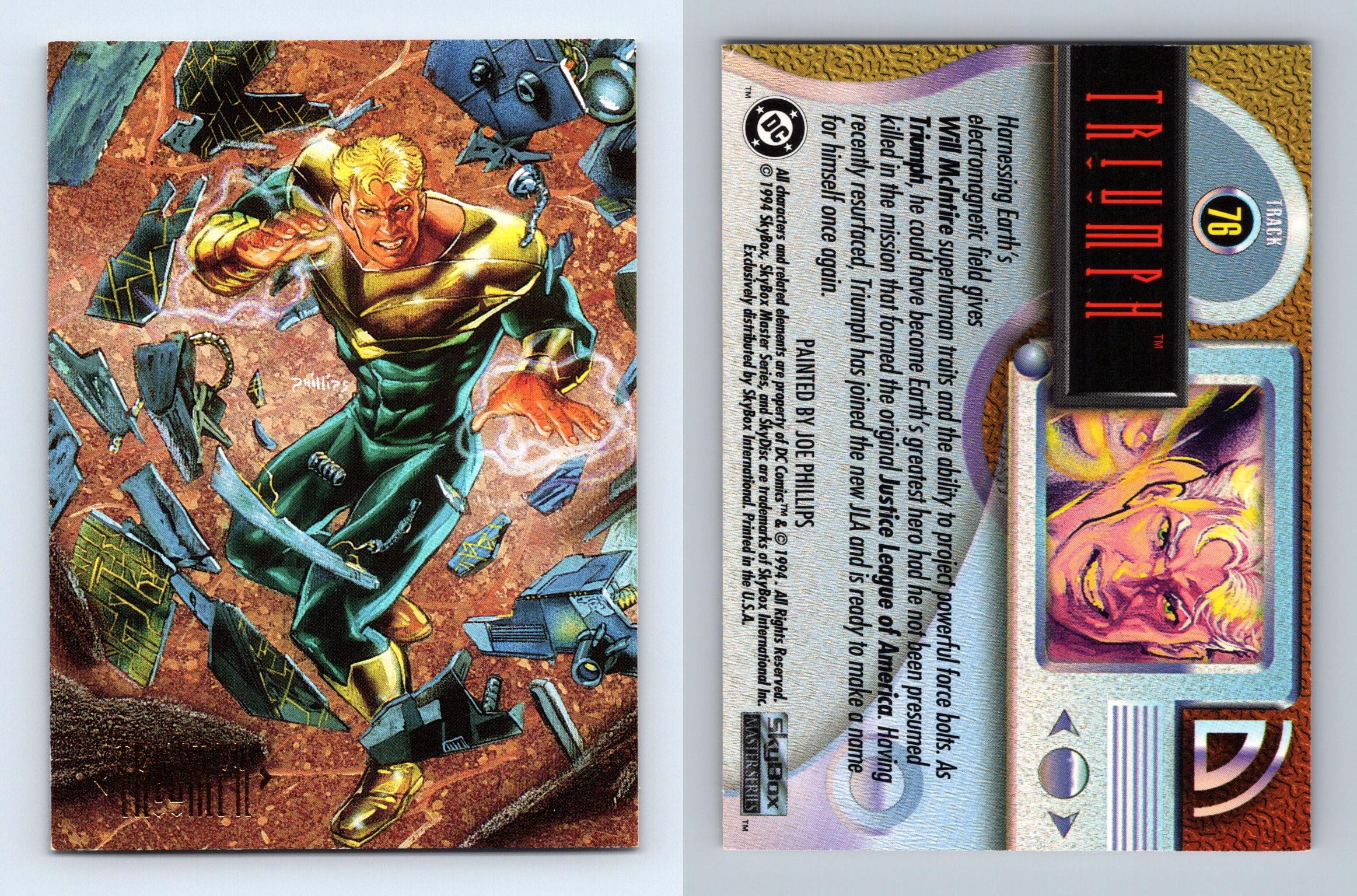 Triumph #76 DC Comics Master Series 1994 Skybox Trading Card