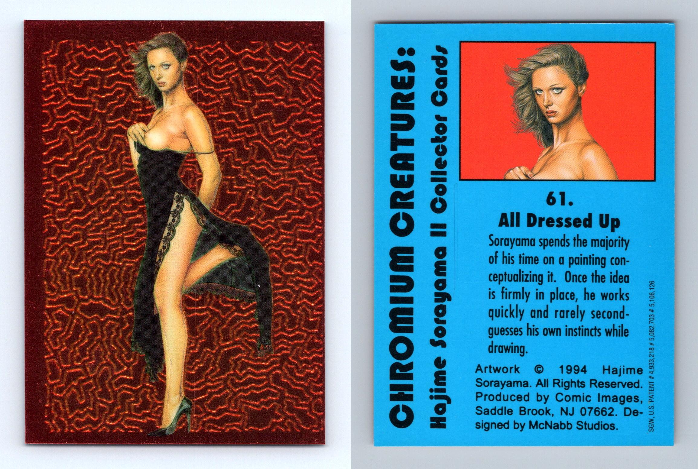All Dressed #61 Sorayama II Chromium Creatures 1994 Comic Images Trading Card - Picture 1 of 2