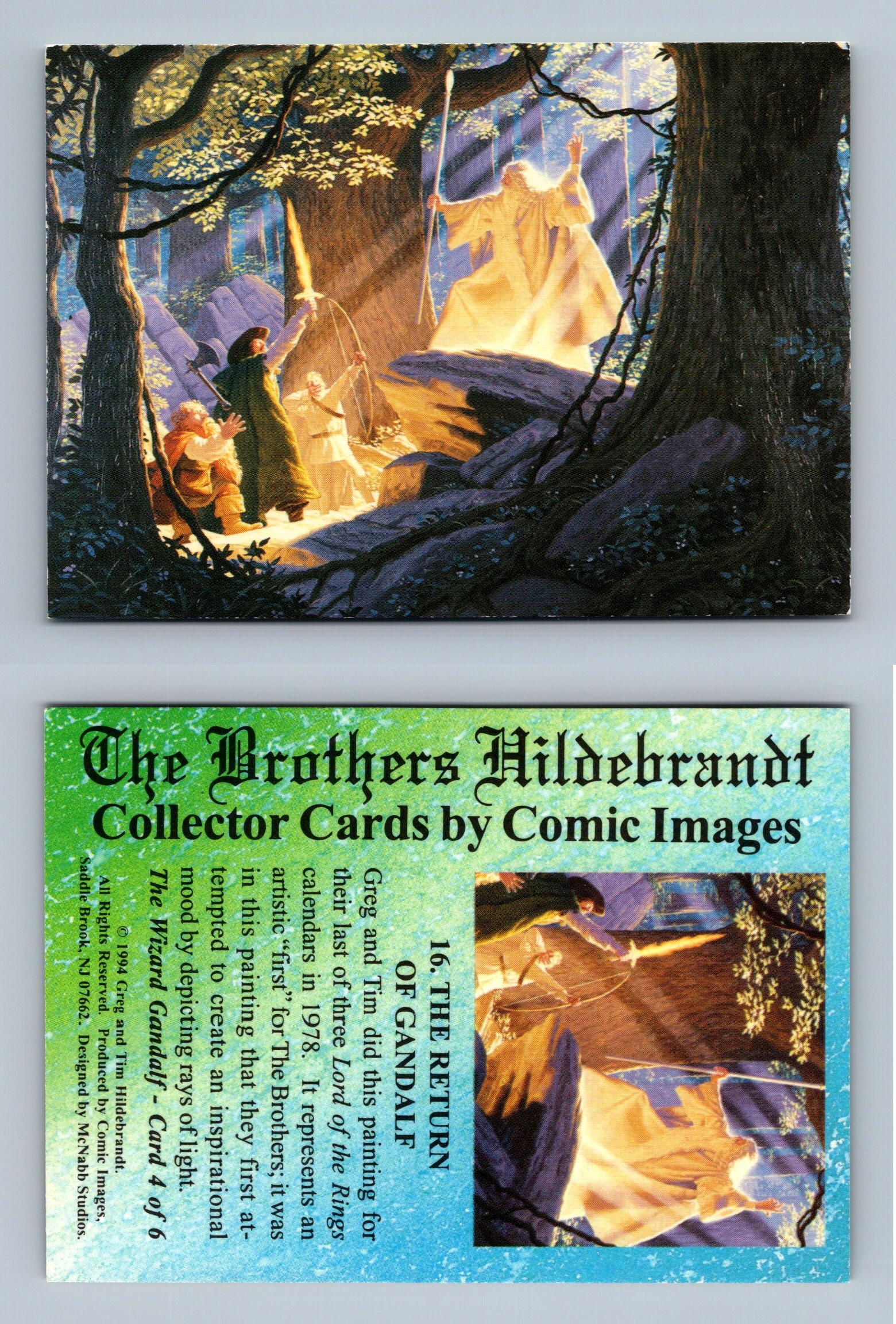 Return Of Gandalf 16 The Brothers Hildebrandt 1994 Comic Images