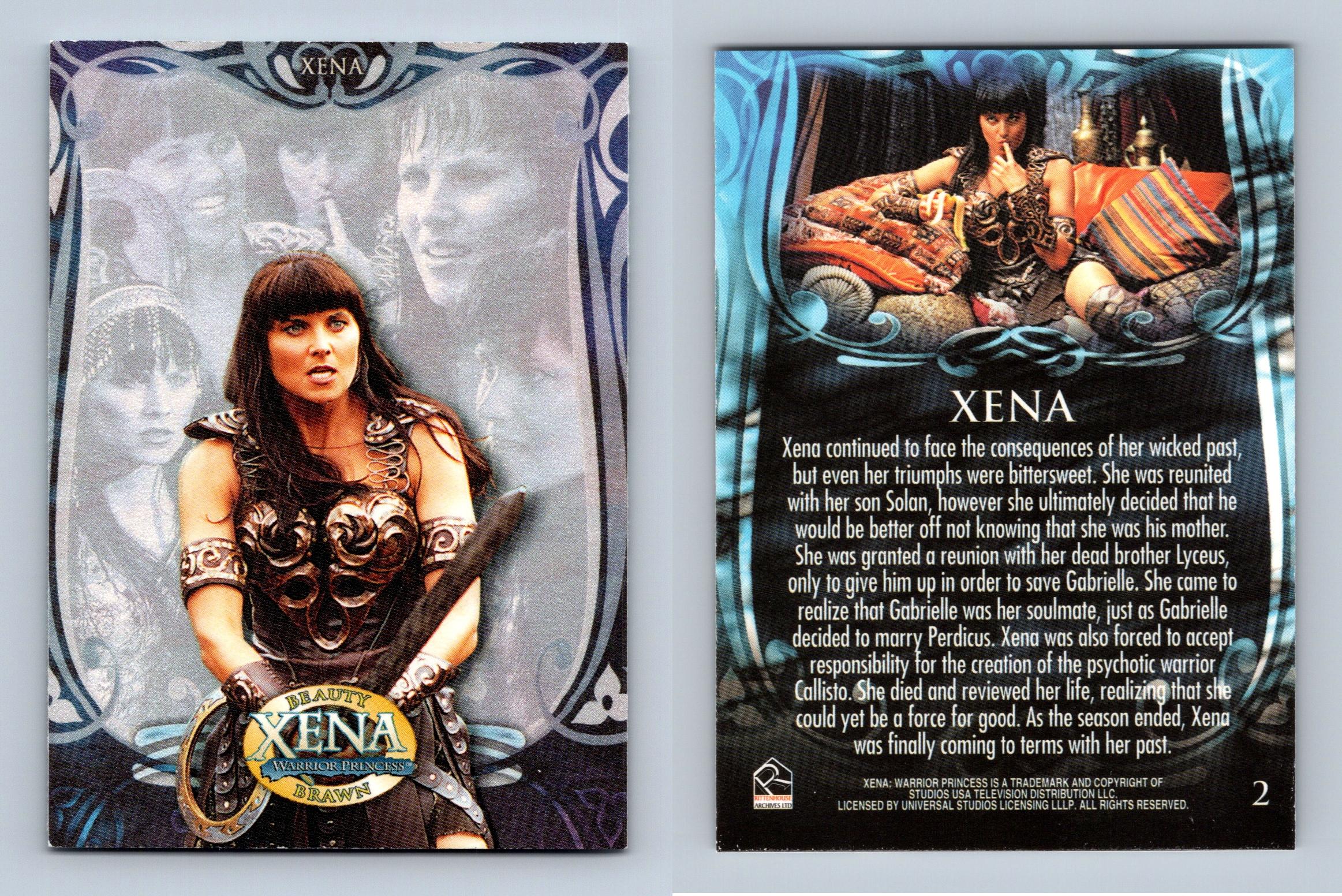 Xena #2 Xena Beauty & Brawn 2002 Rittenhouse Trading Card